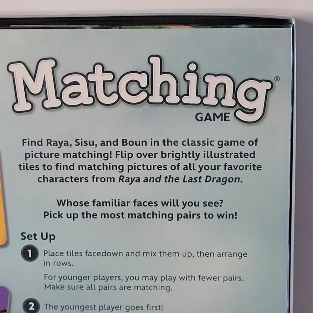 Disney Raya and the Last Dragon Matching Game Fun - Picture 8 of 10